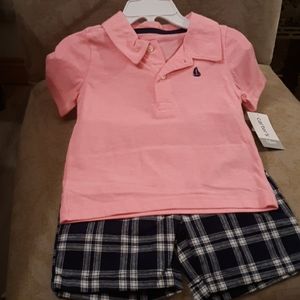 CARTER'S 2PC SHIRT/SHORT SET